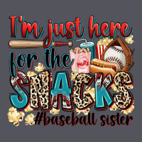 I'm Just Here For The Snacks #baseball Sister Vintage Hoodie | Teevron