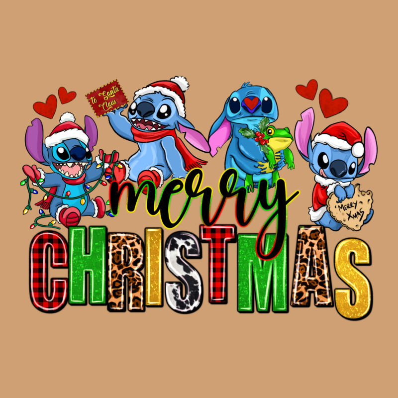 Merry Christmas Stitch Vintage Tee by AdoDesignShop | Teevron