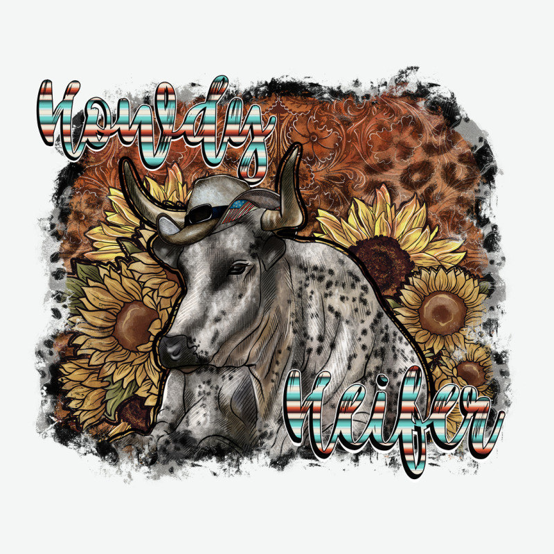 Howdy Heifer Urban Heavy Tee by SublimationCraftShop | Teevron
