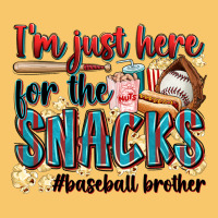 I'm Just Here For The Snacks #baseball Brother Vintage Hoodie | Teevron