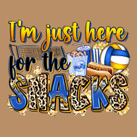I'm Just Here For The Snacks Volleyball Vintage Hoodie | Teevron