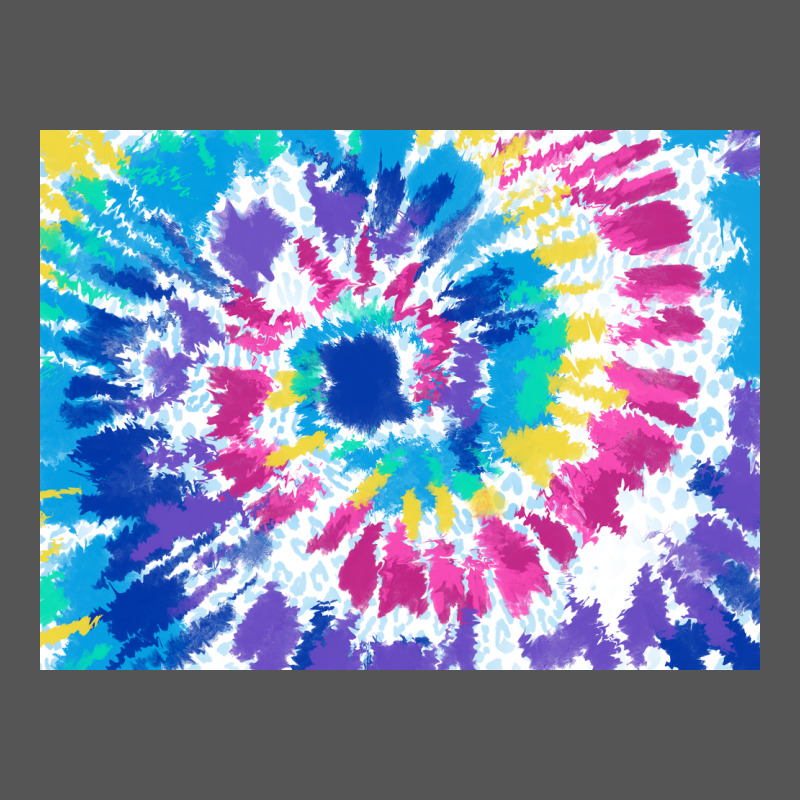 Tie Dye Background Colourful Leopard 2 3200x2400 Zipper Hoodie by AdoDesignShop | Teevron