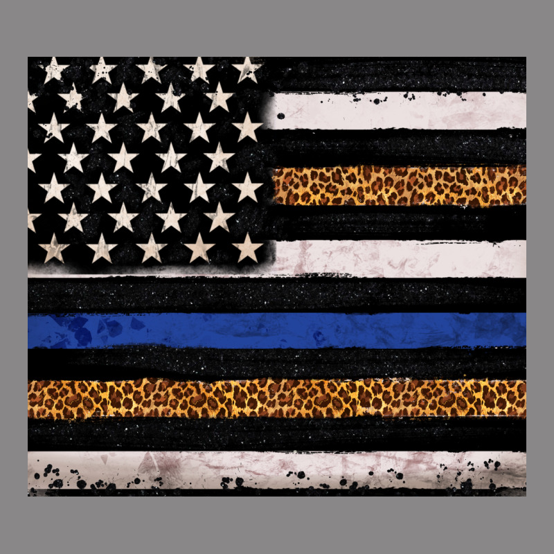 Back To Blue Usa Flag Leopard Police 20oz Tumbler Vintage Tee by Neo Western | Teevron