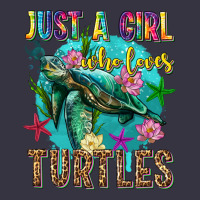 Just A Girl Who Loves Turtles Vintage Hoodie | Teevron