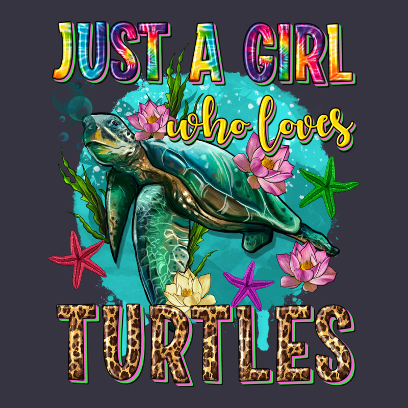 Just A Girl Who Loves Turtles Vintage Hoodie by texasbilliewilder | Teevron
