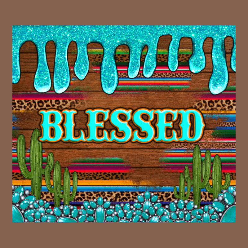 Blessed Annd Cactus With Gemstone Tumbler Zipper Hoodie by Artiststas | Teevron