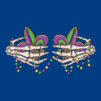 Skeleton Hands Mardi Gras Premium Sweatshirt | Teevron