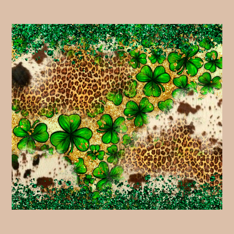 St. Patrick's Day Shamrock Tumbler St. Patricks Urban Heavy Tee by Neo Western | Teevron