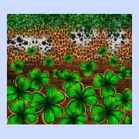St. Patrick's Day Leopard Cowhide Tumbler Urban Heavy Tee | Teevron
