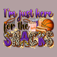 I'm Just Here For The Snacks Basketball Vintage Hoodie | Teevron