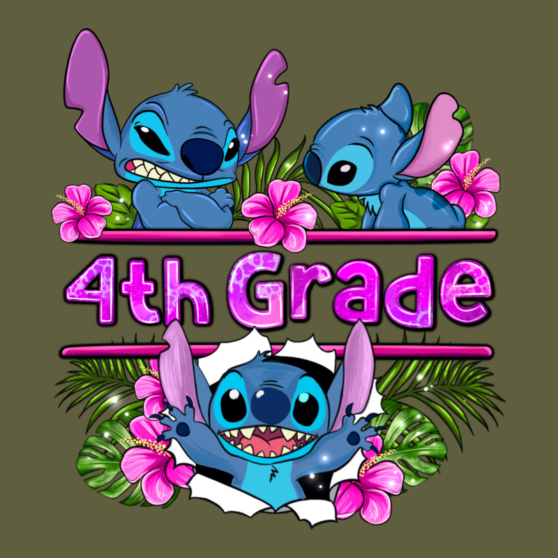 Preview Flower Stitch  4th Grade Vintage Tee by AdoDesignShop | Teevron