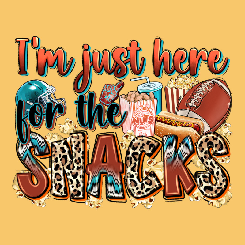 I'm Just Here For The Snacks American Football Vintage Hoodie by Zillion Design Studio | Teevron