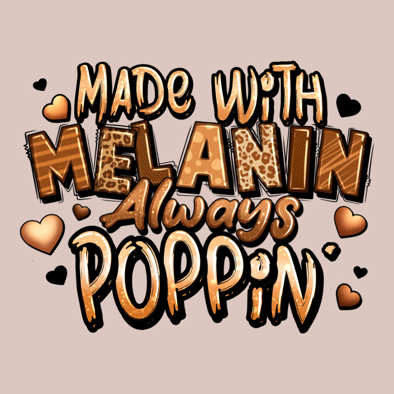 Made With Melanin Always Poppin' Premium Hoodie by LillyAllenDesigns | Teevron