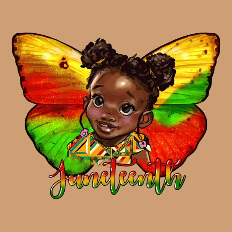 Juneteenth Butterfly Black Girl Vintage Tee by HRA Design Shop | Teevron