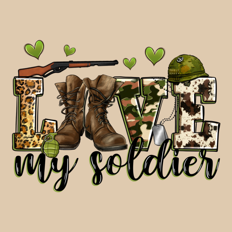 Love My Soldier Heavyweight Sweatshirt by Zillion Design Studio | Teevron