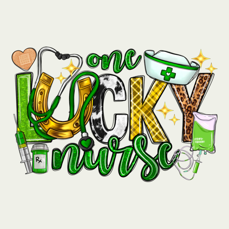 St Patricks Day One Lucky Nurse Urban Heavy Tee by Neo Western | Teevron