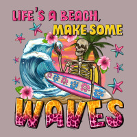 Lifes A Beach Make Some Waves Vintage Hoodie | Teevron