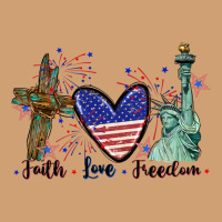 Faith Love Freedom 4th Of July Vintage Tee | Teevron