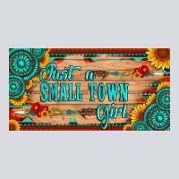 Just A Small Town Girl Wlth Gemstone Arrow And Sunflowers Licanse Plat Zipper Hoodie | Teevron
