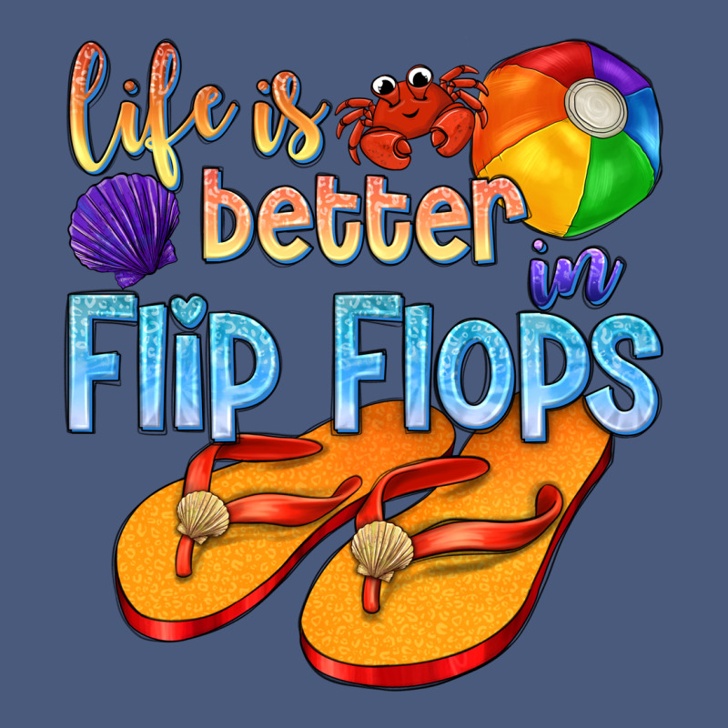 Life Is Better In Flip Flops Vintage Hoodie by texasbilliewilder | Teevron