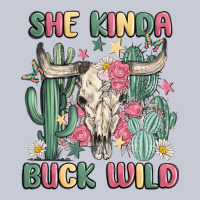 She Kinda Buck Wild Heavyweight Hoodie | Teevron