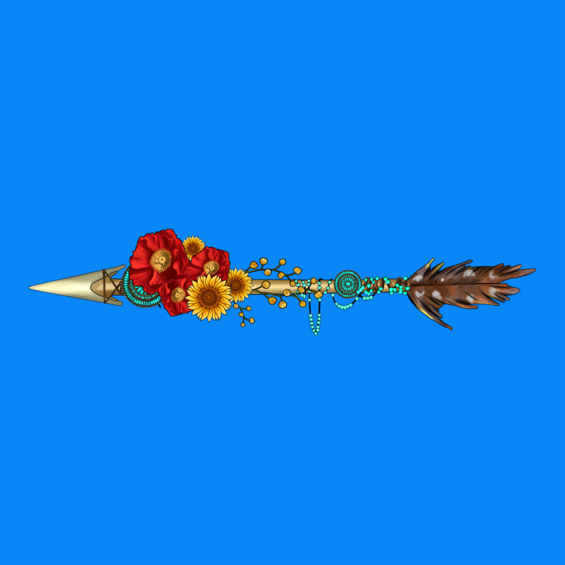 Flowers And Arrow With Gemstone Zipper Hoodie by Artiststas | Teevron