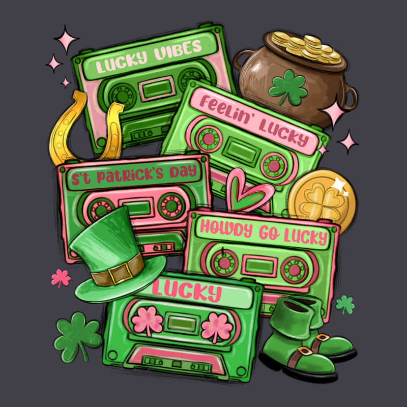 St Patrick's Day Cassette Tapes Heavyweight Hoodie by MaliasSmallBusiness | Teevron