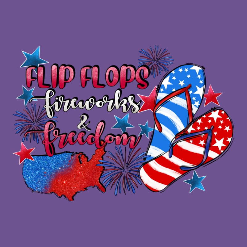Flip Flops Fireworks & Freedom 4th Of July Vintage Tee by CowGirlArtShop | Teevron