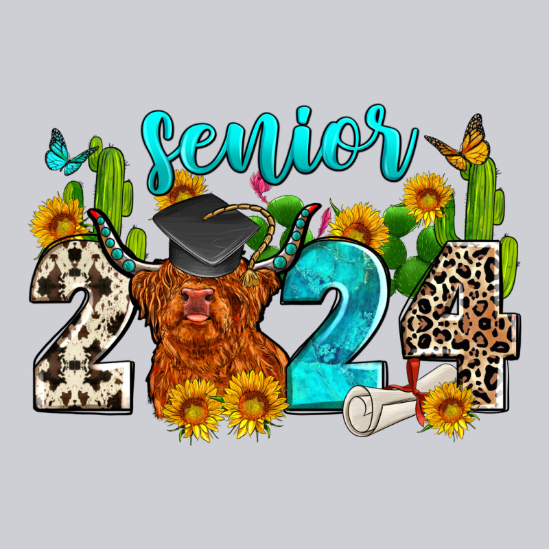 Senior 2024 Cow Heavyweight Sweatshirt by Zillion Design Studio | Teevron