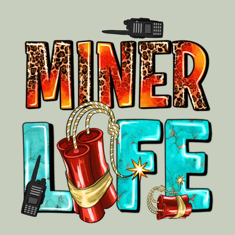 Miner Life Long Sleeve Tee by AdoDesignShop | Teevron