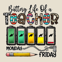 Battery Life Of A Teacher Monday Friday Urban Heavy Tee | Teevron