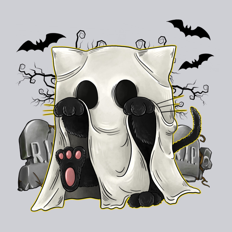 Ghost Cat Heavyweight Sweatshirt by texasbilliewilder | Teevron