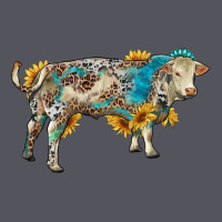 Charolais Bull With Sunflowers And Gemstone Western Patterns Vintage Hoodie | Teevron