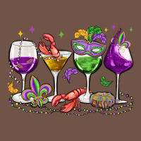 Mardi Gras Wine Glasses Premium Sweatshirt | Teevron