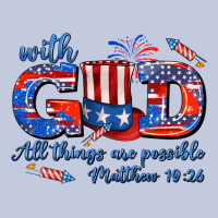 With God All Things Are Possible Usa Long Sleeve Tee | Teevron