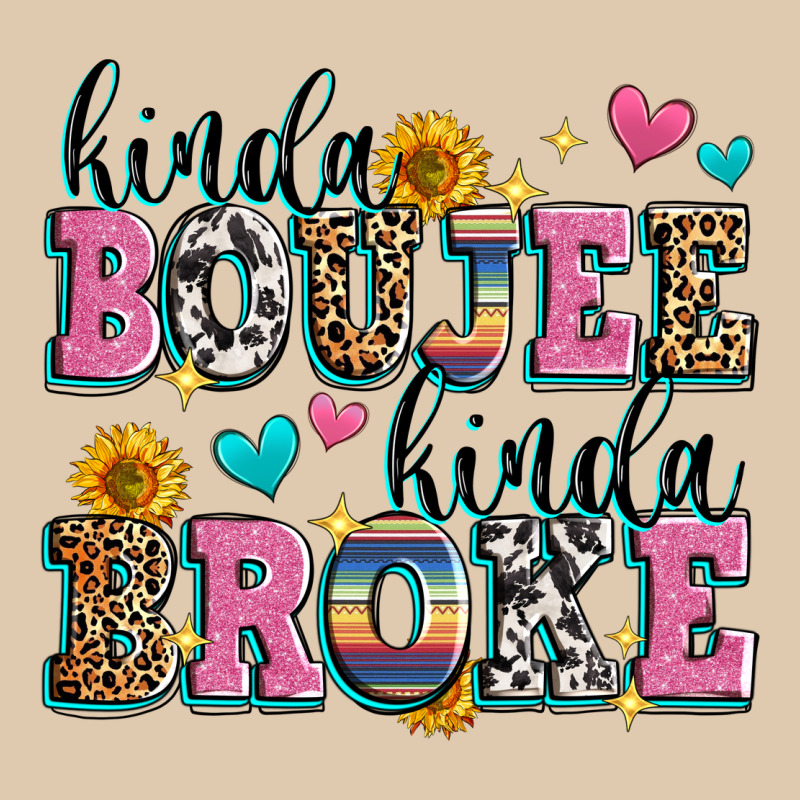 Kinda Boujee Kinda Broke Heavyweight Sweatshirt by Zillion Design Studio | Teevron
