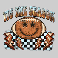 Tis The Season Football Smiley Face Premium Tee | Teevron