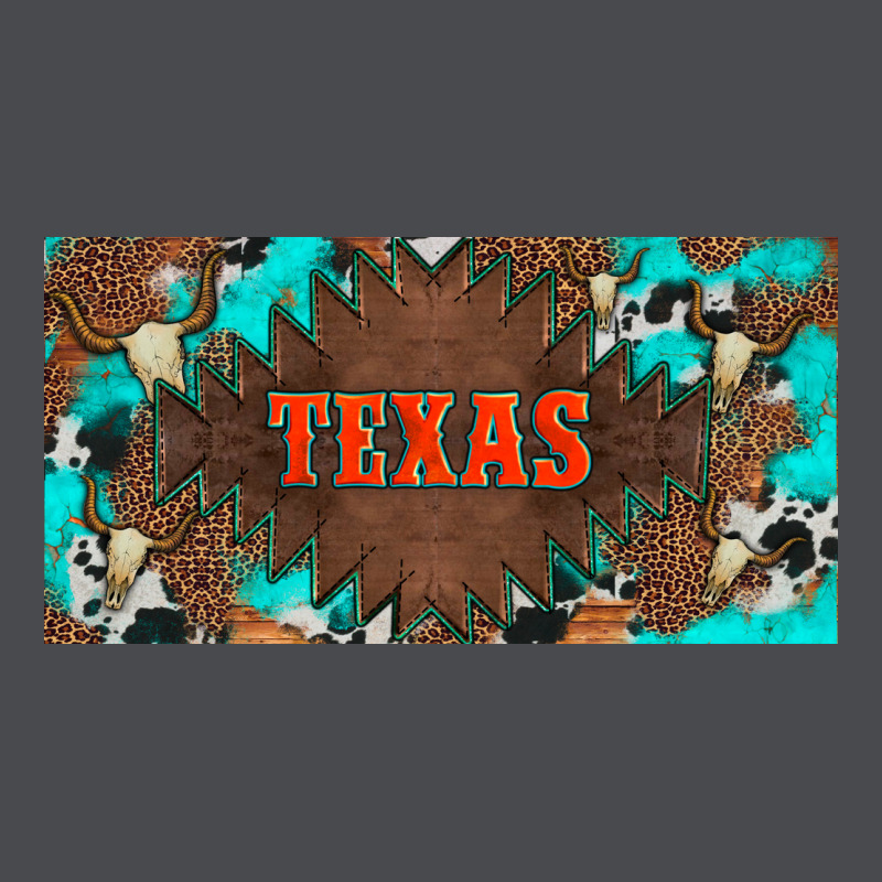 Western Texas And Bullskulls With Turquoise And Leopard Licanse Plate Zipper Hoodie by Artiststas | Teevron