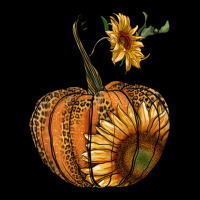 Pumpkin With Sunflower Heavyweight Sweatshirt | Teevron