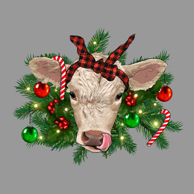Christmas Charolais Calf Vintage Hoodie by RanaPortraitStore | Teevron