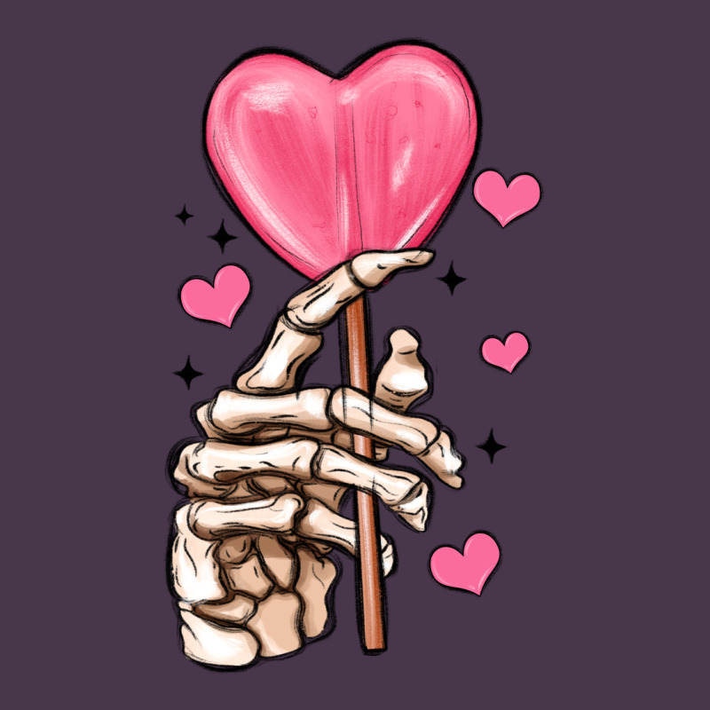 Skeleton Hand With Sugar Valentines Day Heavyweight Hoodie by MaliasSmallBusiness | Teevron