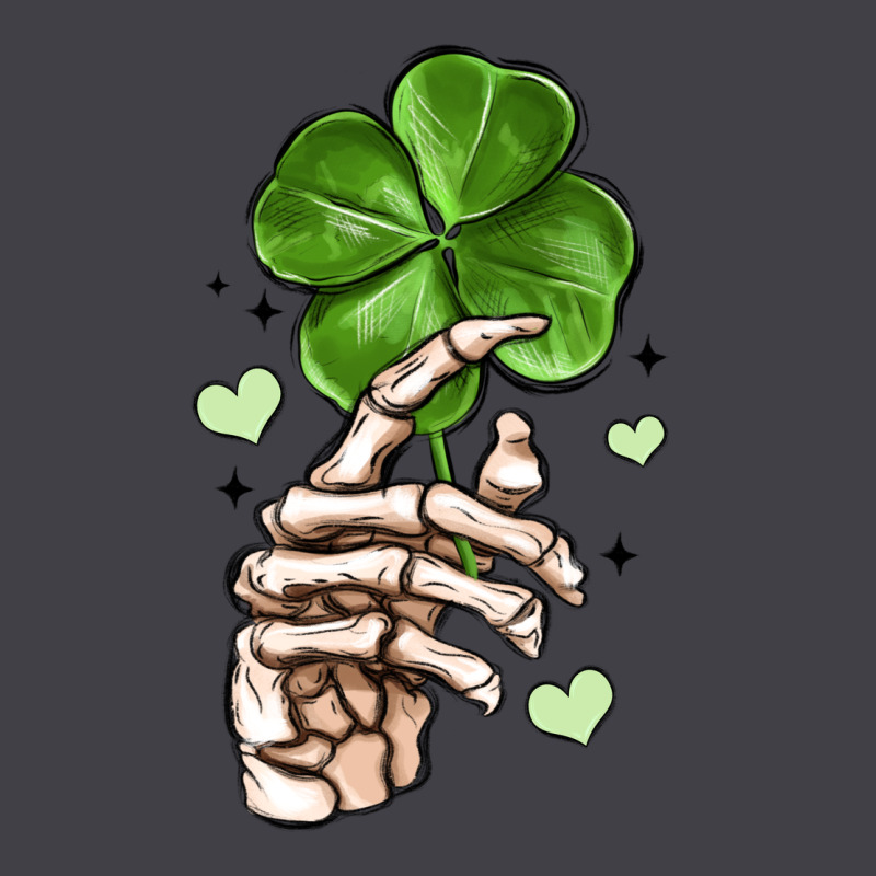 Skeleton Hand With Shamrock St Patrick S Day Heavyweight Hoodie by MaliasSmallBusiness | Teevron