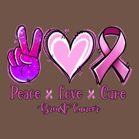 Peace Love Cure Breast Cancer Premium Sweatshirt | Teevron