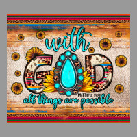 With God All Things Are Possible Matthew 19 26 Vintage Hoodie | Teevron