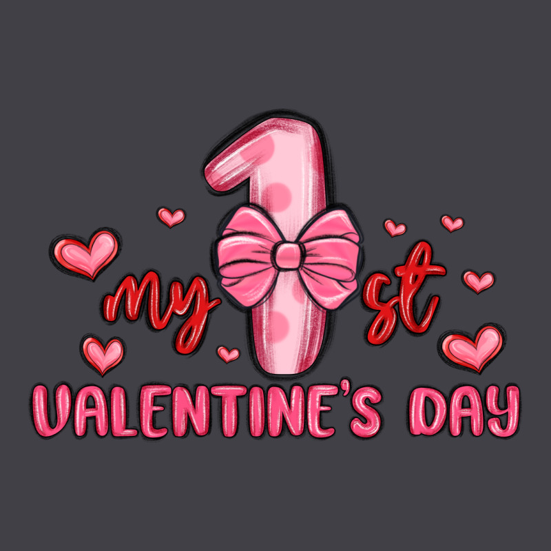 My First Valentines Day Heavyweight Hoodie by MaliasSmallBusiness | Teevron