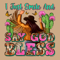 I Just Smile And Say God Bless Vintage Hoodie | Teevron