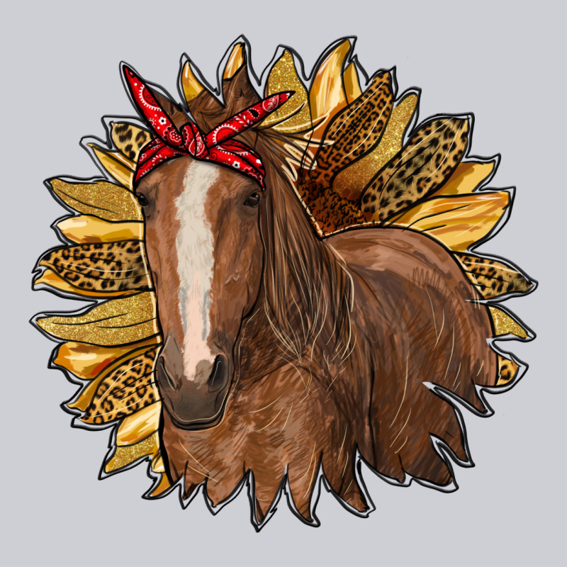 Sunflower With Horse Heavyweight Sweatshirt by RanaPortraitStore | Teevron