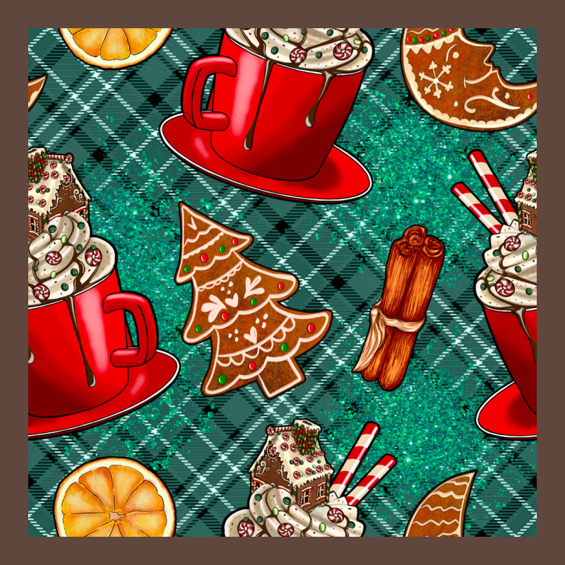 Christmas Hot Chocolate And Cookie Seamless Pattern Classic Tee by BundleAndBundleShop | Teevron