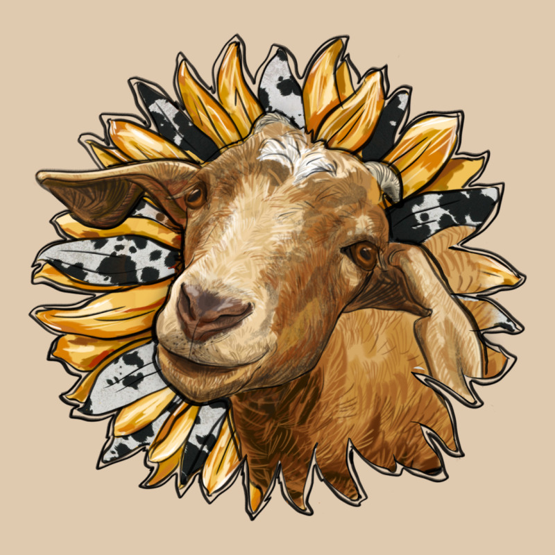 Sunflower With Goat Heavyweight Sweatshirt by RanaPortraitStore | Teevron