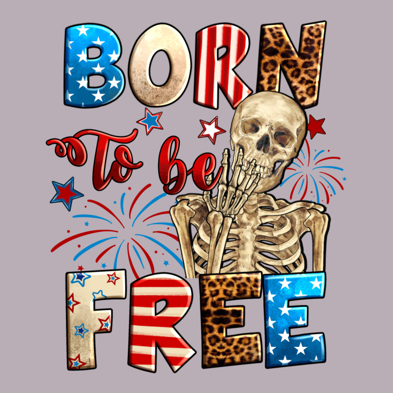 Born To Be Free With Skeleton 4th Of July Vintage Tee by Neo Western | Teevron